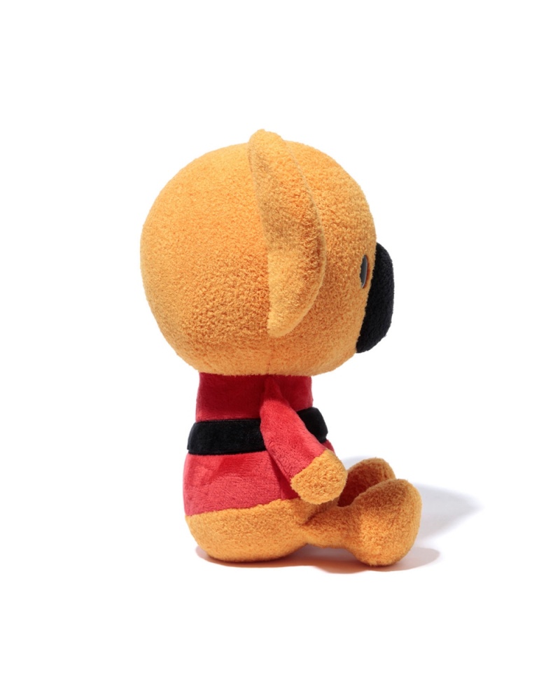 Autres Accessoires Bape Sitting Core plush doll Orange Femme | WDU-93109314